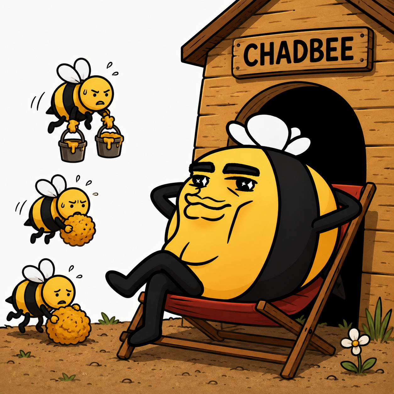 CHADBEE outside the hive